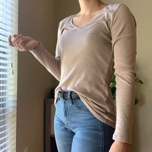 COMFY Old Navy Tan Long Sleeve